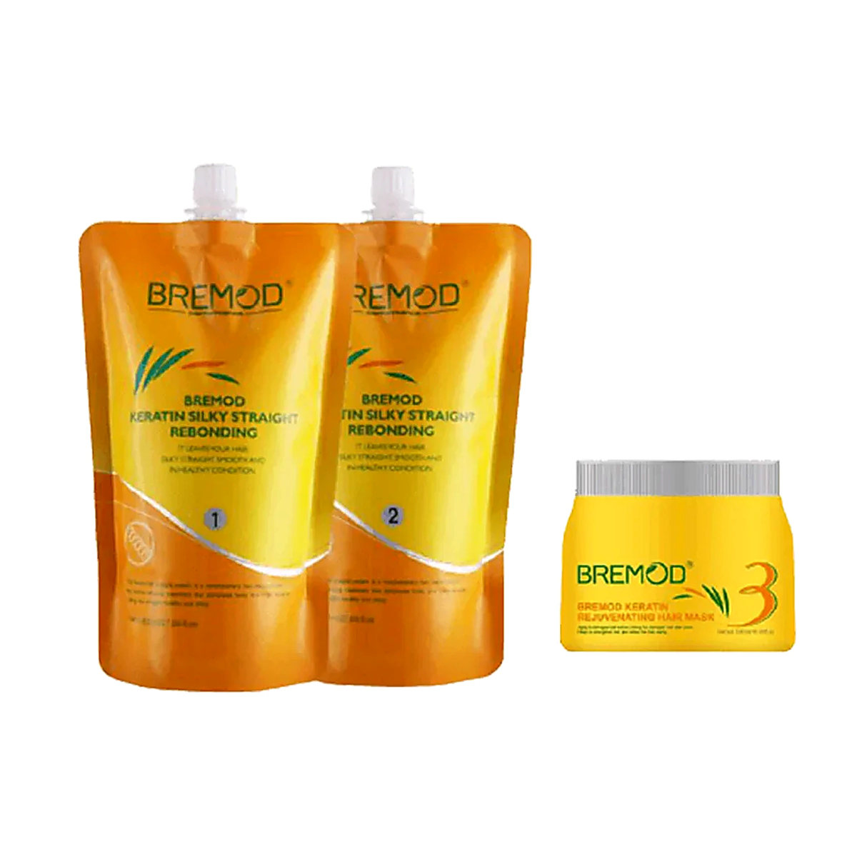 Bremod Silky Straight Keratin Rebonding Kit – 800ml - Image 2