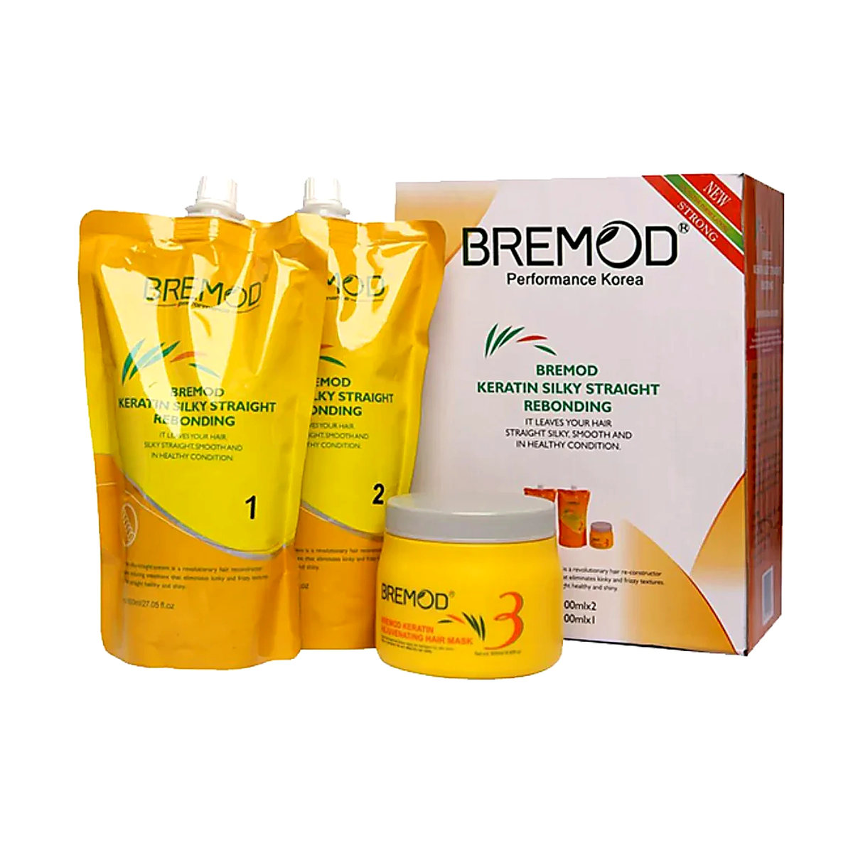 Bremod Silky Straight Keratin Rebonding Kit – 800ml