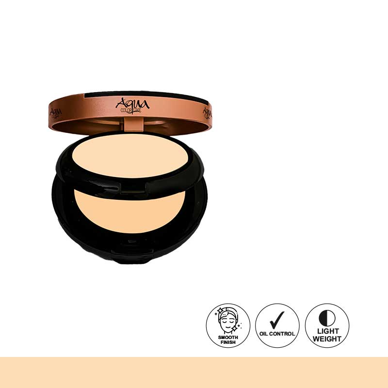Aqua Color Line Prime & Fine Mattifying Double Face Powder