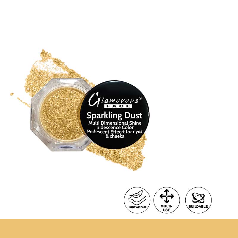 Glamorous Face Sparkling Dust