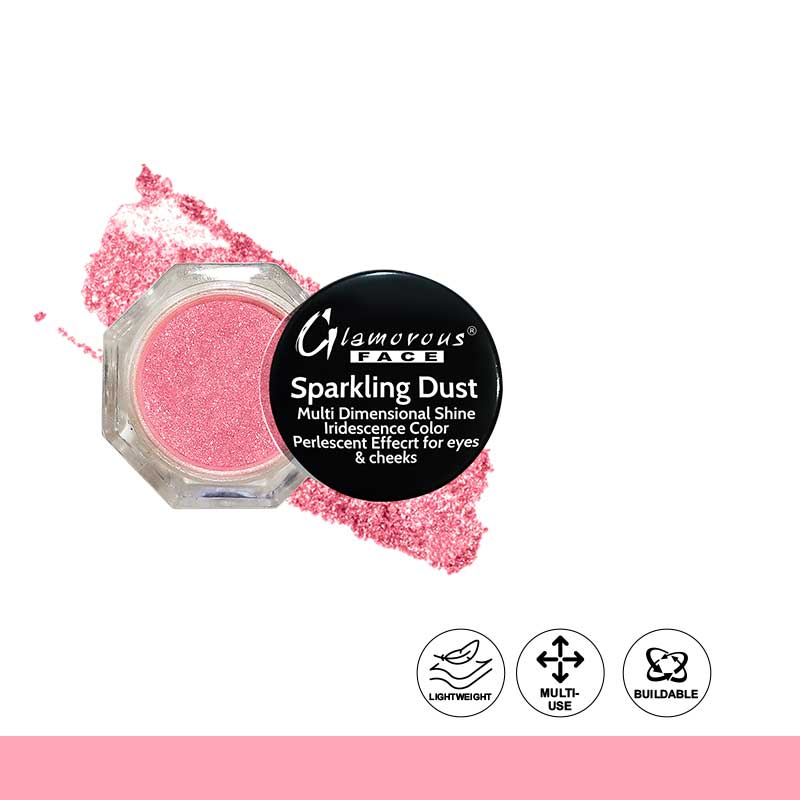 Glamorous Face Sparkling Dust