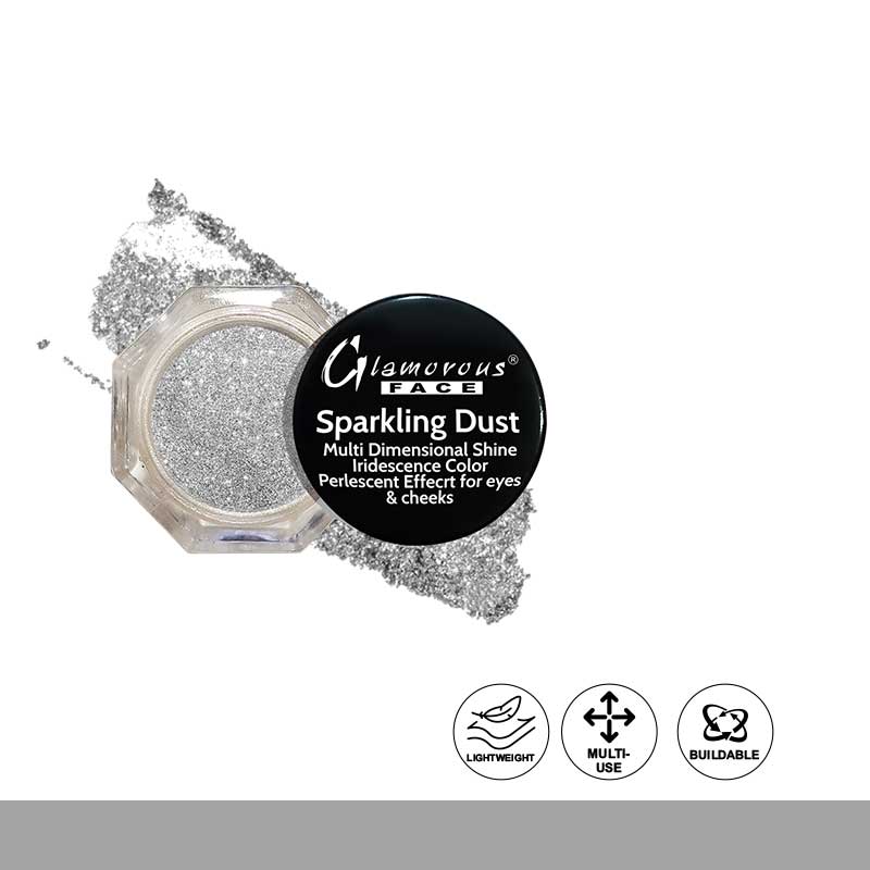 Glamorous Face Sparkling Dust