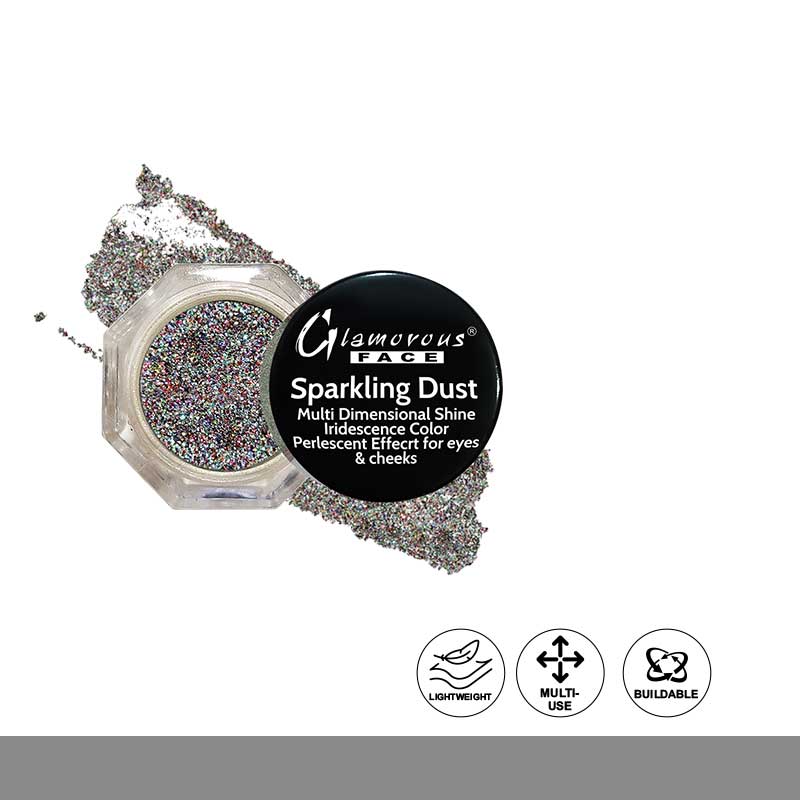 Glamorous Face Sparkling Dust