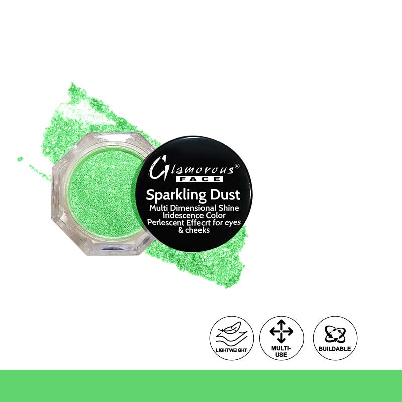 Glamorous Face Sparkling Dust