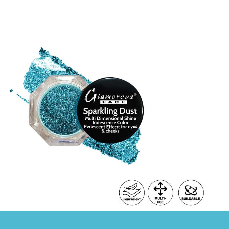 Glamorous Face Sparkling Dust