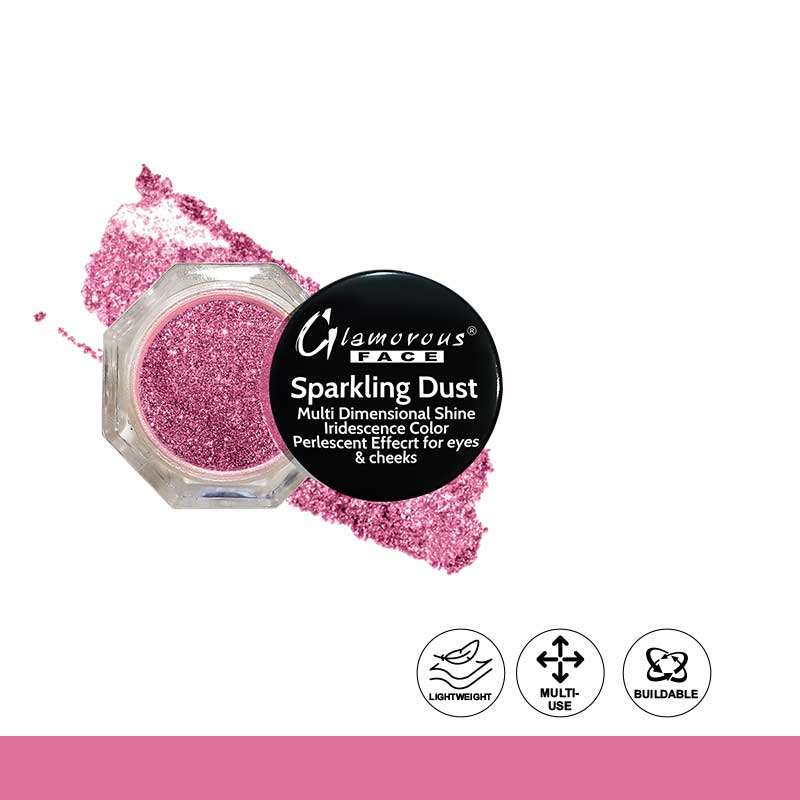 Glamorous Face Sparkling Dust