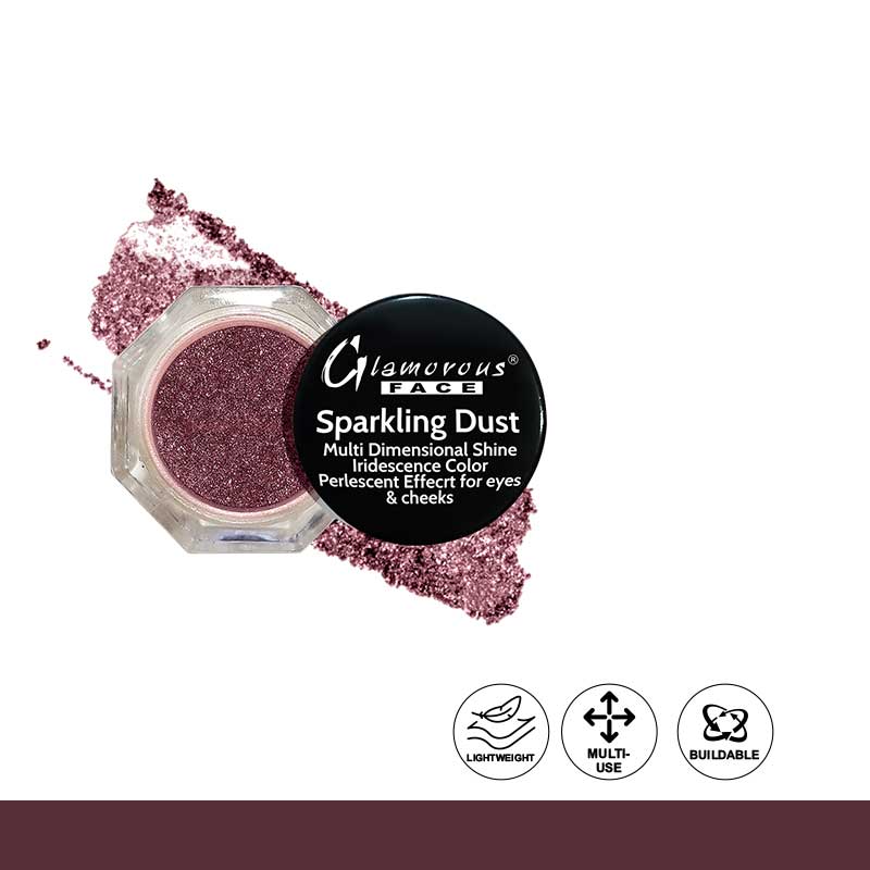 Glamorous Face Sparkling Dust