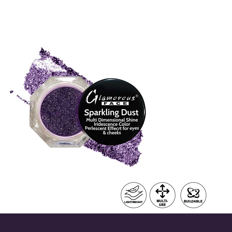 Glamorous Face Sparkling Dust