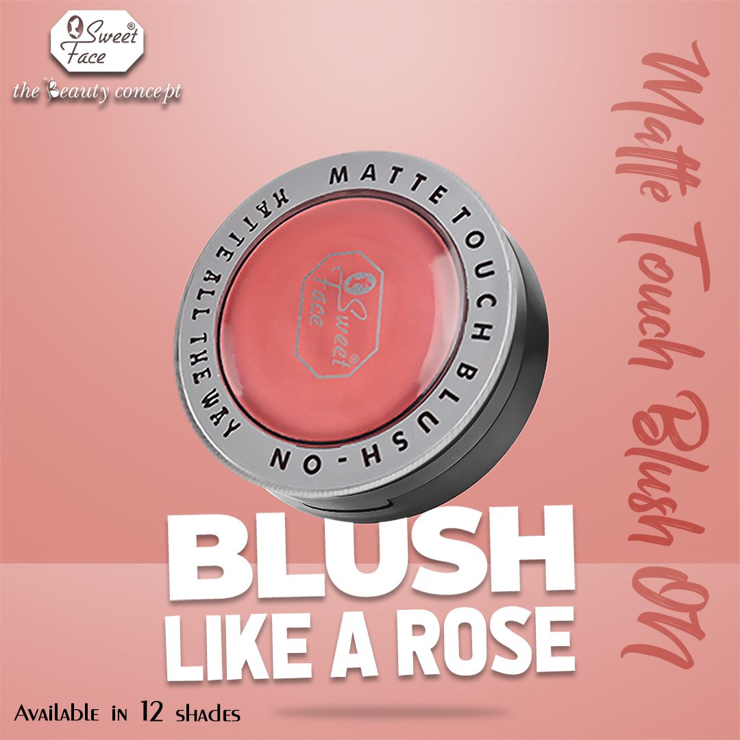 SweetFace Matte Blush On – Natural Matte Finish
