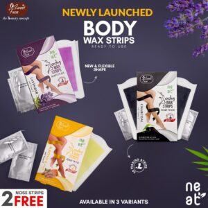 SweetFace Body Wax Strips 20PCS – Ready-to-Use Hair Removing Strips