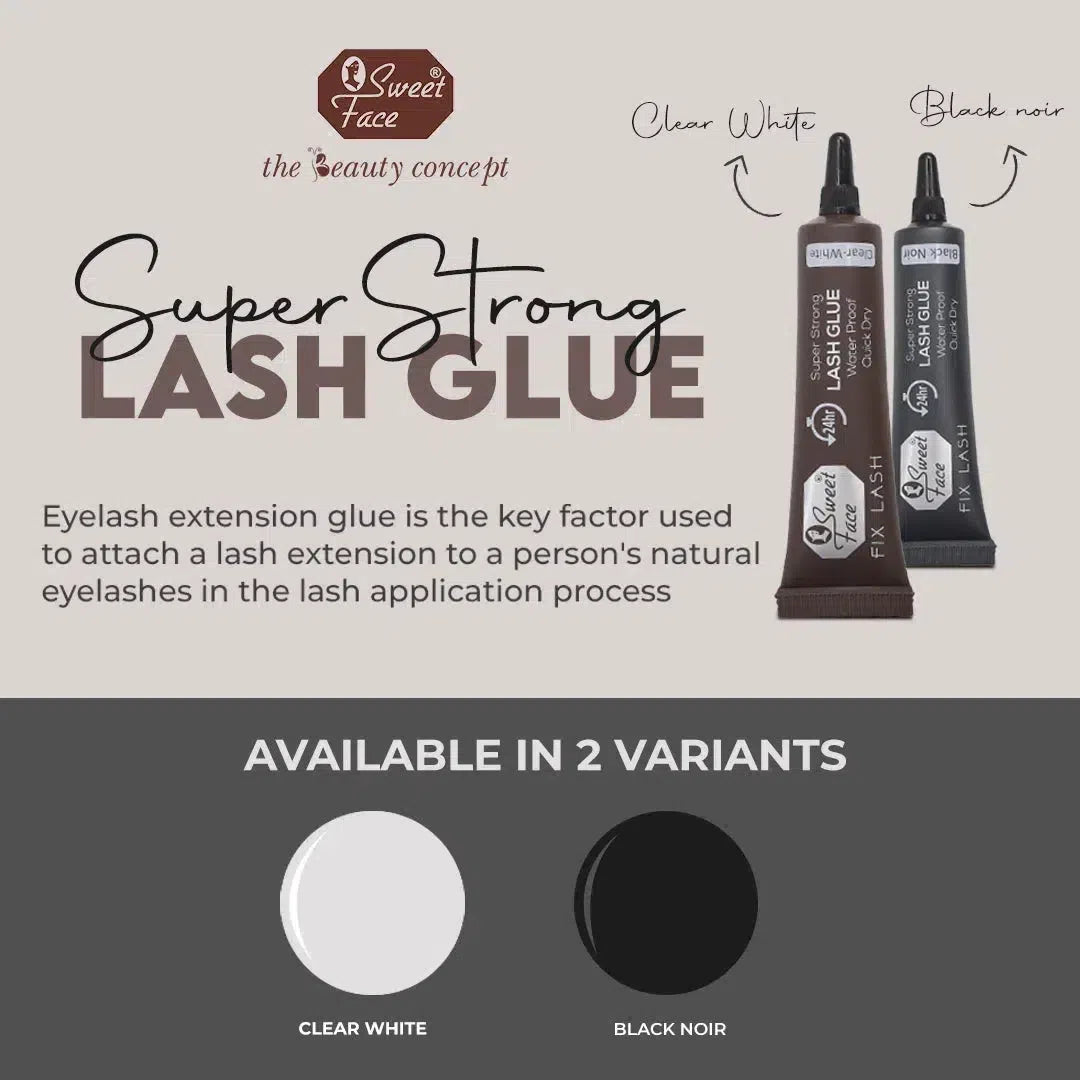 SweetFace Eyelash Adhesive – Latex-Free, Long-Lasting Lash Glue