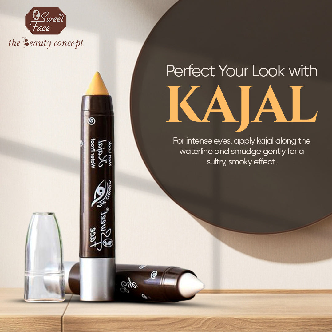 SweetFace Matte Kajal – Smudge Proof, Long-Lasting Eye Definition