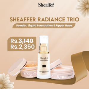 Sheaffer Radiance Trio – Powder, Liquid Foundation & Upper Base
