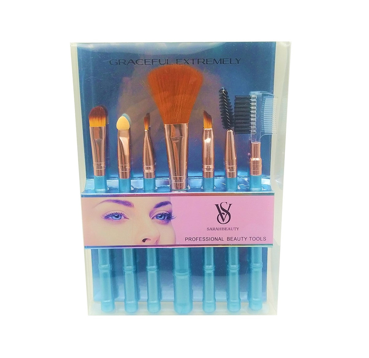 VS SARAHBEAUTY MAKEUP BRUSH SET - 7 PIECES