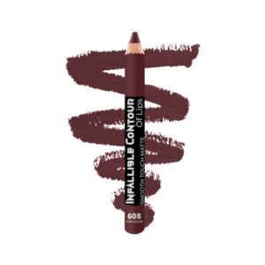 Glamorous Face Infallible Contour Matte Jumbo Eye & Lip Pencil – Smooth Touch 608 Coca Glaze