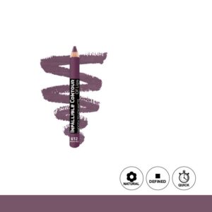 Glamorous Face Infallible Contour Matte Jumbo Eye & Lip Pencil – Smooth Touch 612 Mocha Melt