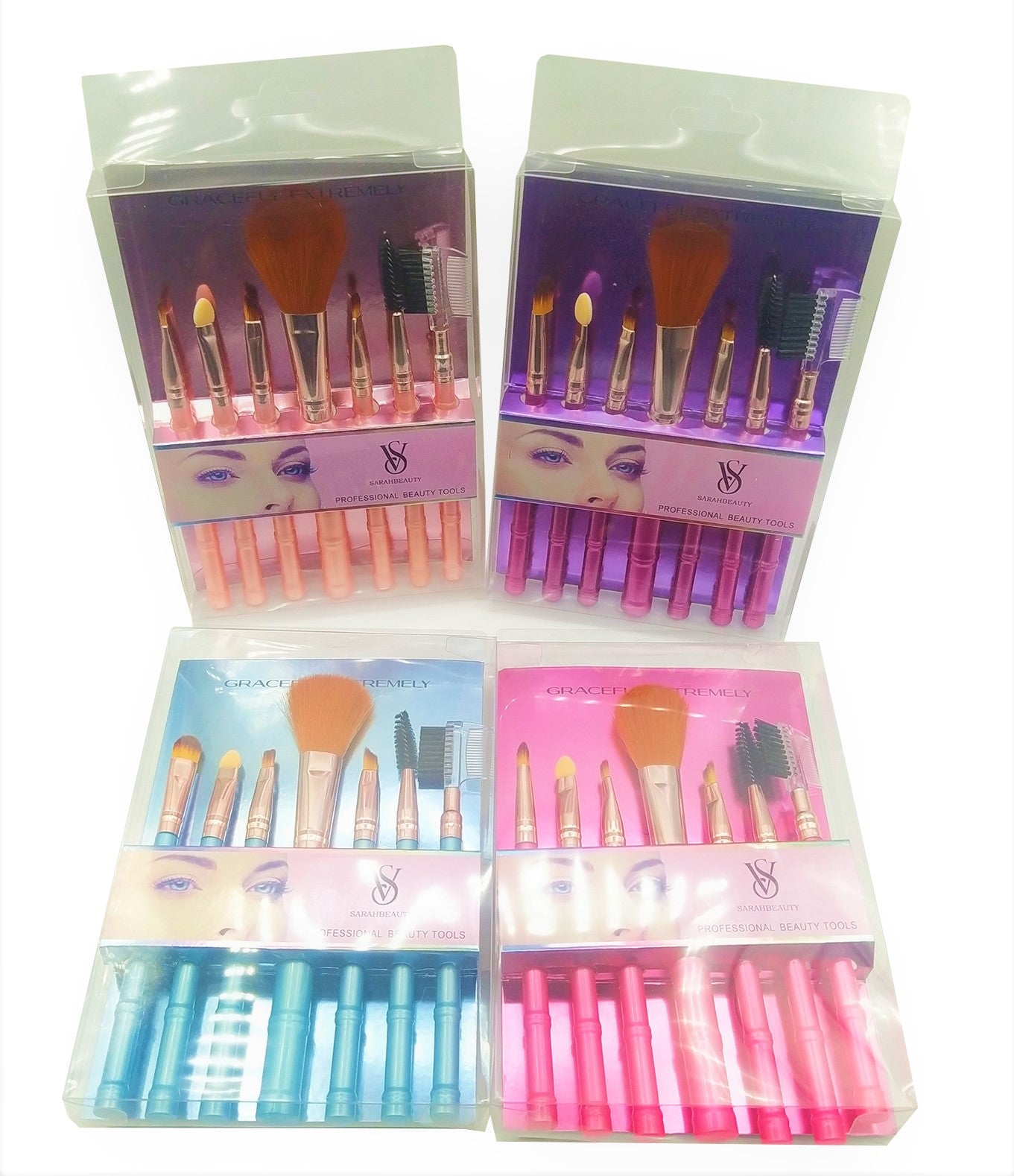 VS SARAHBEAUTY MAKEUP BRUSH SET - 7 PIECES