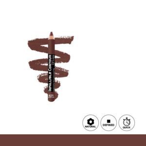 Glamorous Face Infallible Contour Matte Jumbo Eye & Lip Pencil – Smooth Touch 621 Desert Dusk