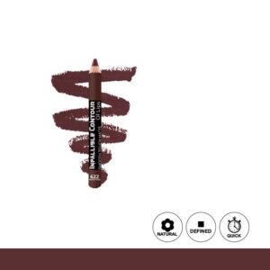 Glamorous Face Infallible Contour Matte Jumbo Eye & Lip Pencil – Smooth Touch 622 Truffle Touch