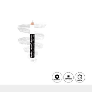 Glamorous Face Infallible Contour Matte Jumbo Eye & Lip Pencil – Smooth Touch 624 Snow Kiss