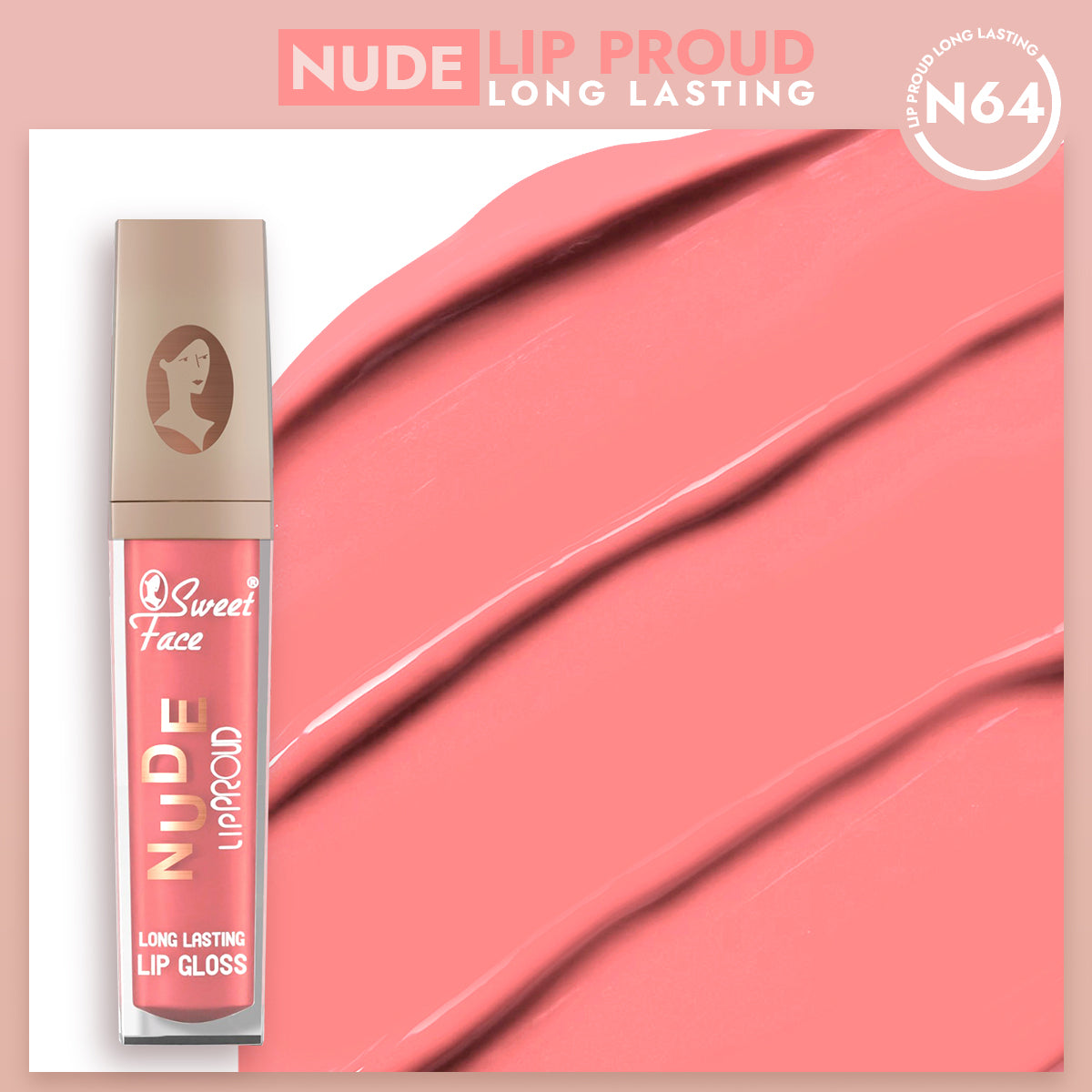 Nude Long Lasting Matte Lip Gloss