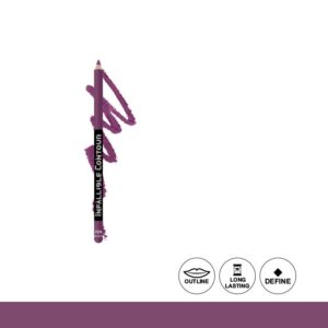 Glamorous Face Infallible Smooth Touch Matte Eye & Lip Contour Pencil 724 Plum Desire
