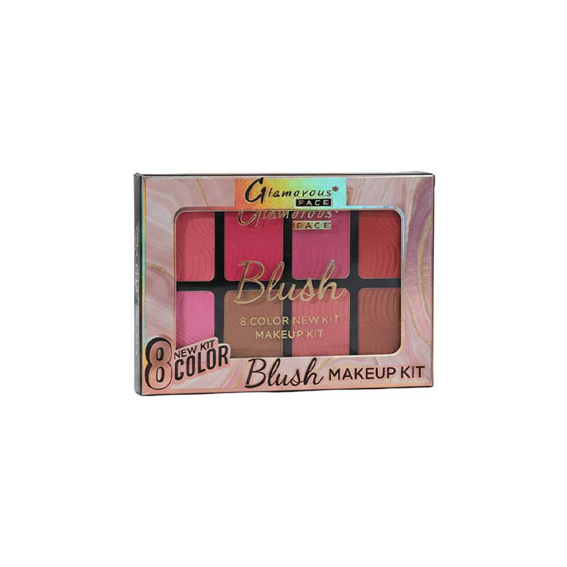 Glamorous Face Blush 8 Color New Makeup Kit