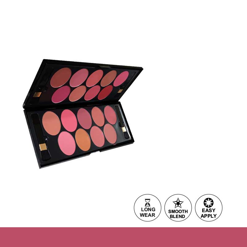 Glamorous Face 9+9 Baked & Matte Blushon Kit