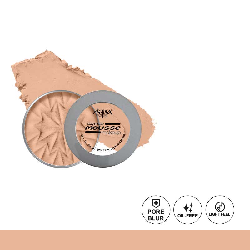 Aqua Color Line Stay Matte Mousse Foundation