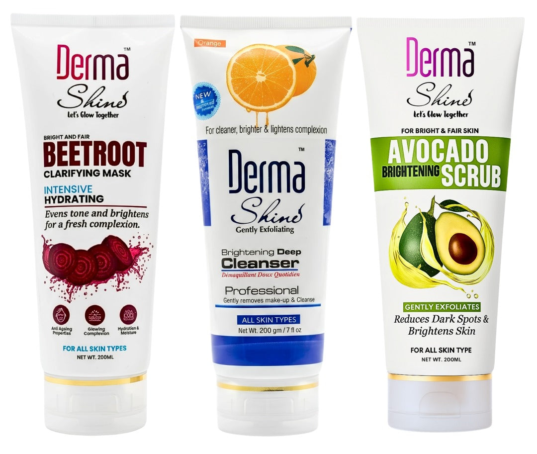 Derma Shine Brightening & Detox Trio Box