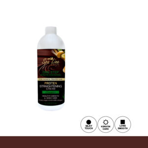 Spa Line By Glamorous Face One Step Keratin Rebonding, Straightening Cream Chocolate 1000 ml