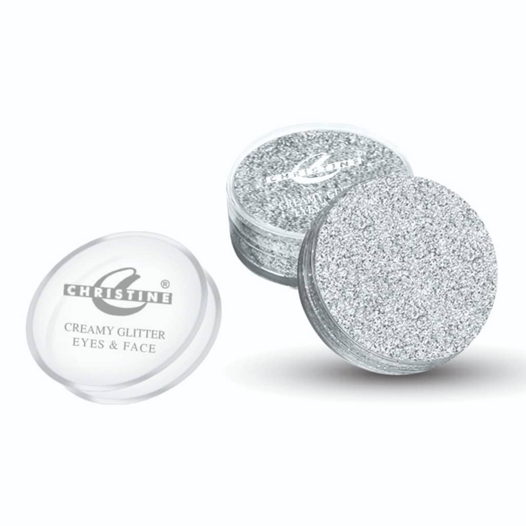 Christine Creamy Glitter White Silver - 12