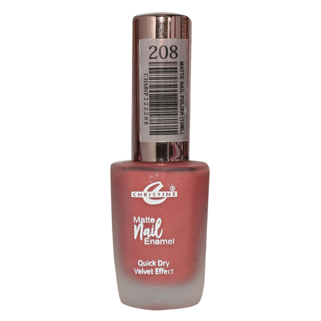 Christine Matte Nail Enamel Shade-208