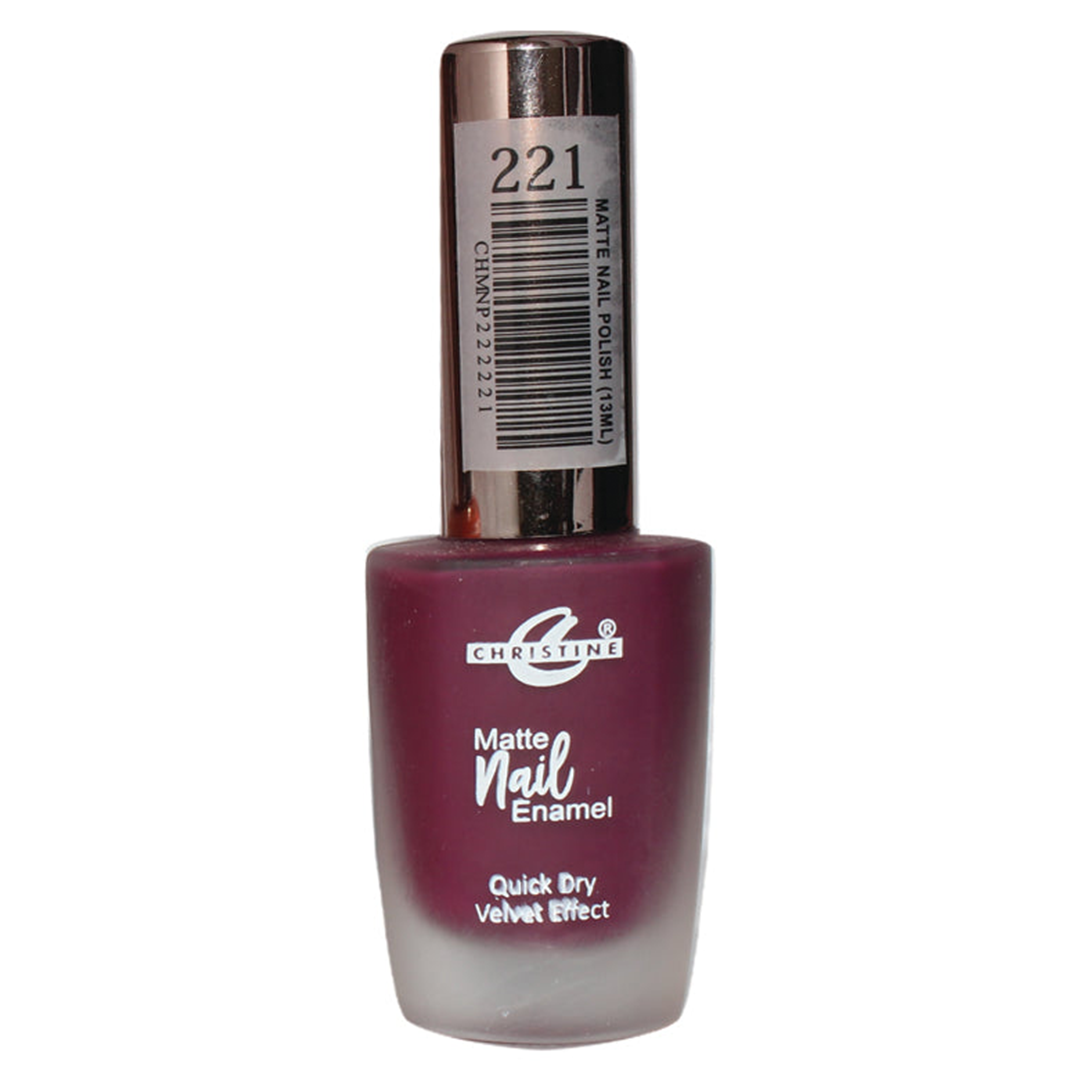Christine Matte Nail Enamel Shade-221