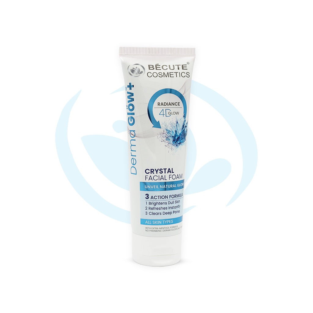 BeCute Derma Glow+ Crystal Facial Foam