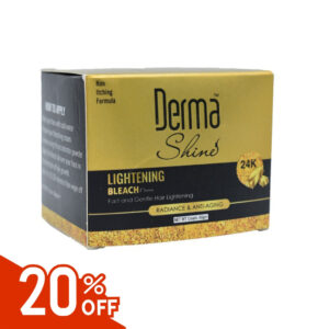 Derma Shine 24K Gold Anti Aging Lightening Bleach Cream 60gm