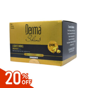 Derma Shine 24K Gold Anti Aging Lightening Bleach Cream 90gm