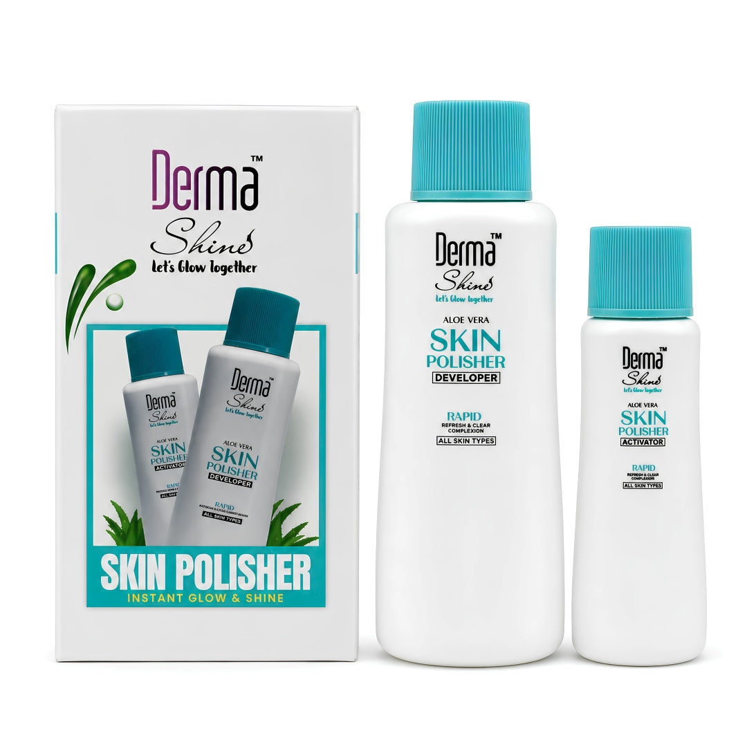 Derma Shine Skin Polisher Glow Polish Box