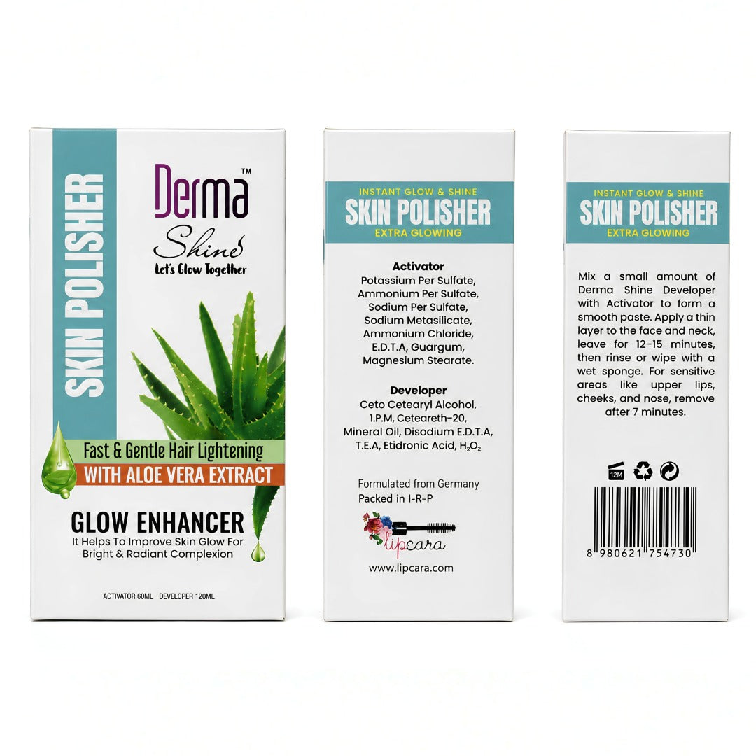 Derma Shine Skin Polisher Glow Polish Box