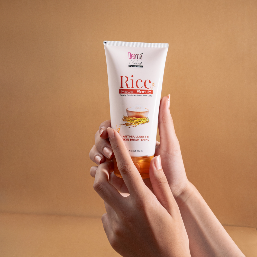 Derma Shine Rice Face Scrub