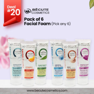Deal 20 – Pack of Six Facial Foams