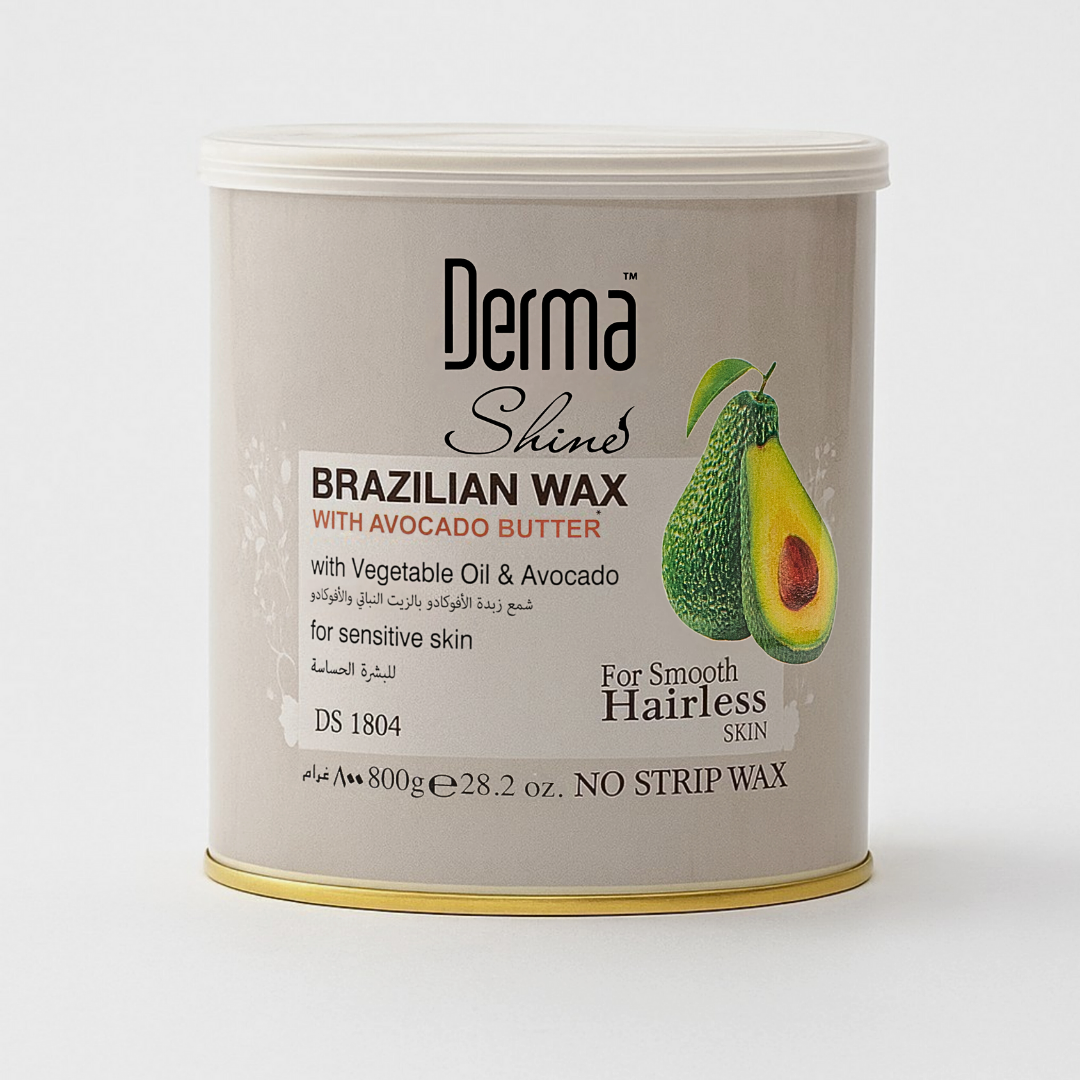 Derma Shine Brazilian Wax With Avocado Butter - 800 G