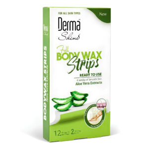 Derma Shine Full Body Wax Strips - Aloe Vera Extracts