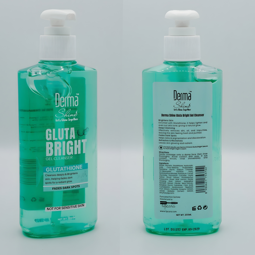 Derma Shine Gluta Bright Gel Cleanser 200ml