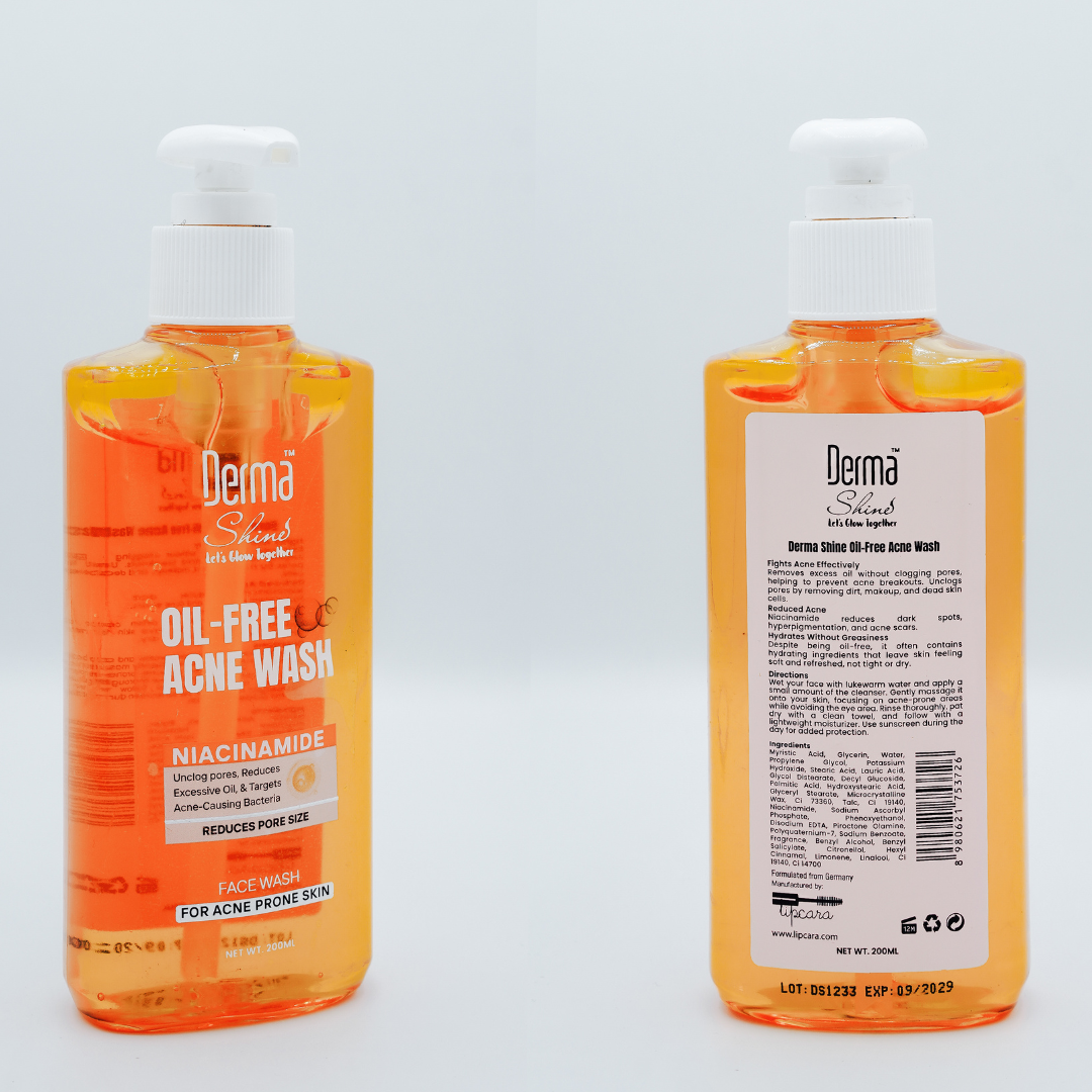 Derma Shine Oil Free Acne Wash 200ml