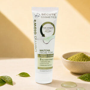 BeCute Derma Glow+ Matcha Facial Foam