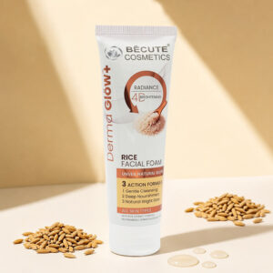BeCute Derma Glow+ Rice Facial Foam