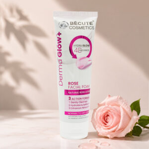 BeCute Derma Glow+ Rose Facial Foam