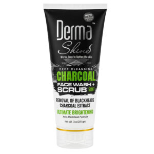 Derma Shine Charcoal Face Wash+Scrub (2 in 1)