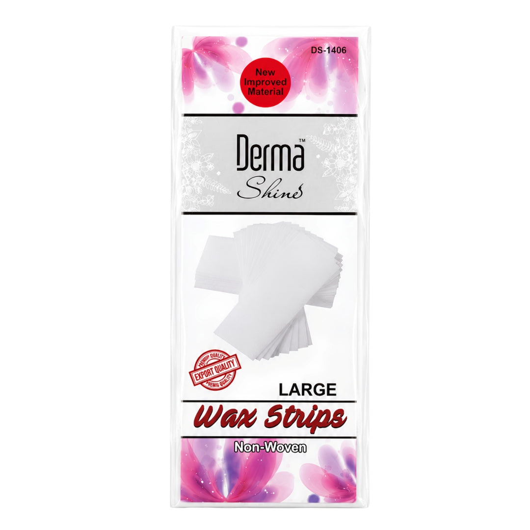 Derma Shine Wax Strips - Non-Woven - 100 Strips Pack